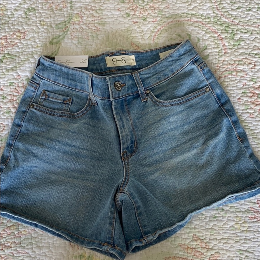 Jessica Simpson light wash shorts size 25